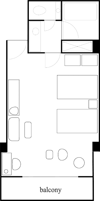 주니어 스위트 룸 layout