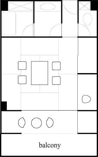 日式房间 layout
